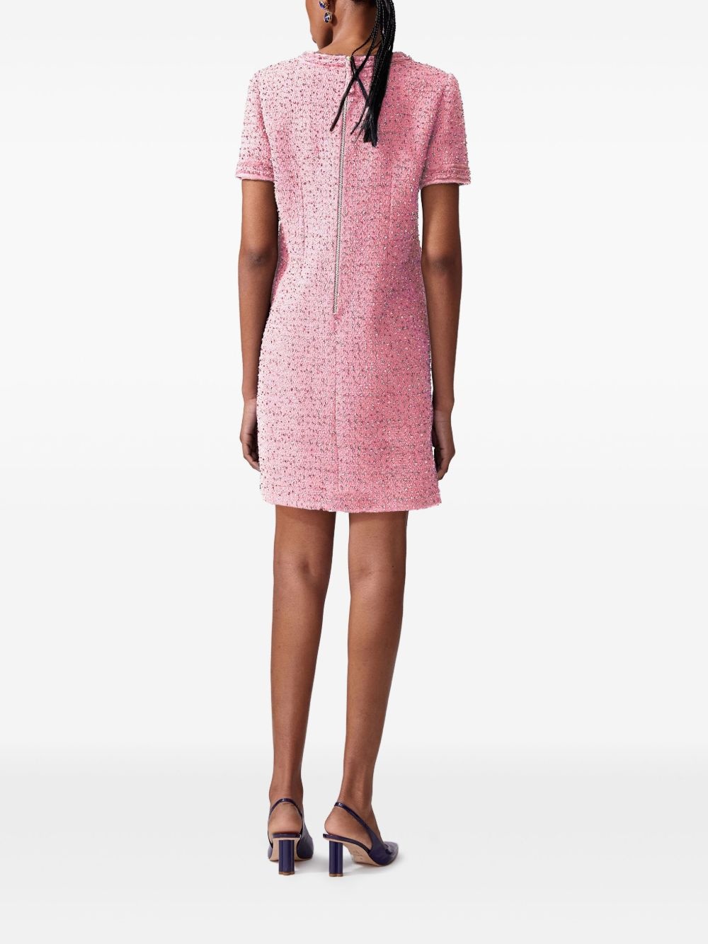tweed mini dress - 3