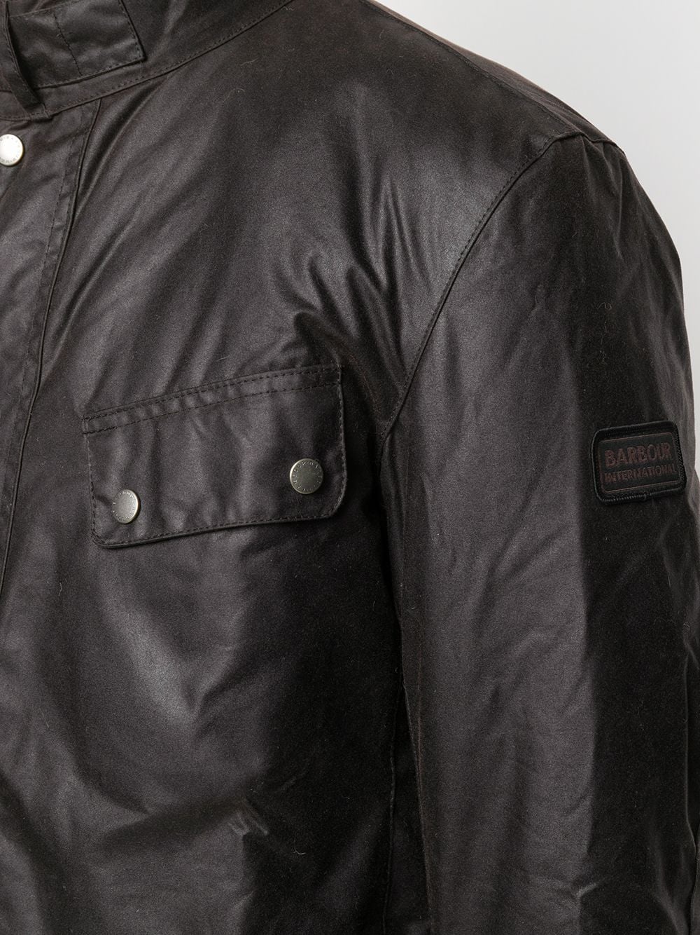 waxed classic jacket - 5