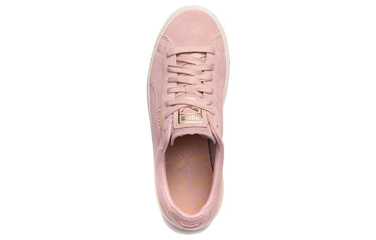 (WMNS) PUMA Suede Platform Satin 'Pink' 365828-03 - 3