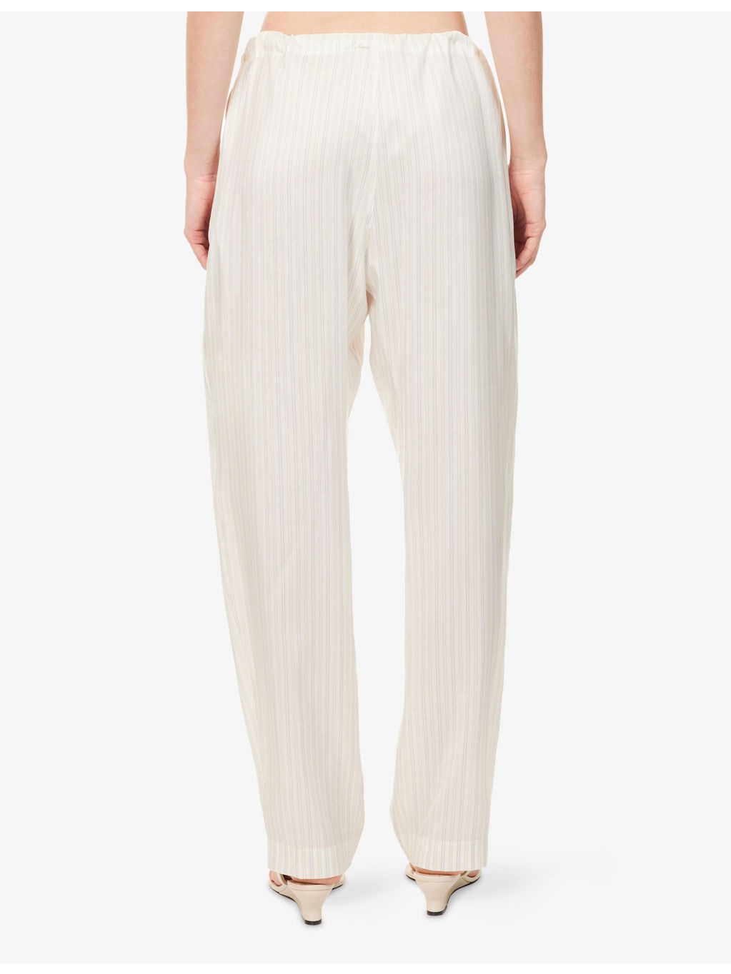 Trenton Striped Silk Trousers - 4