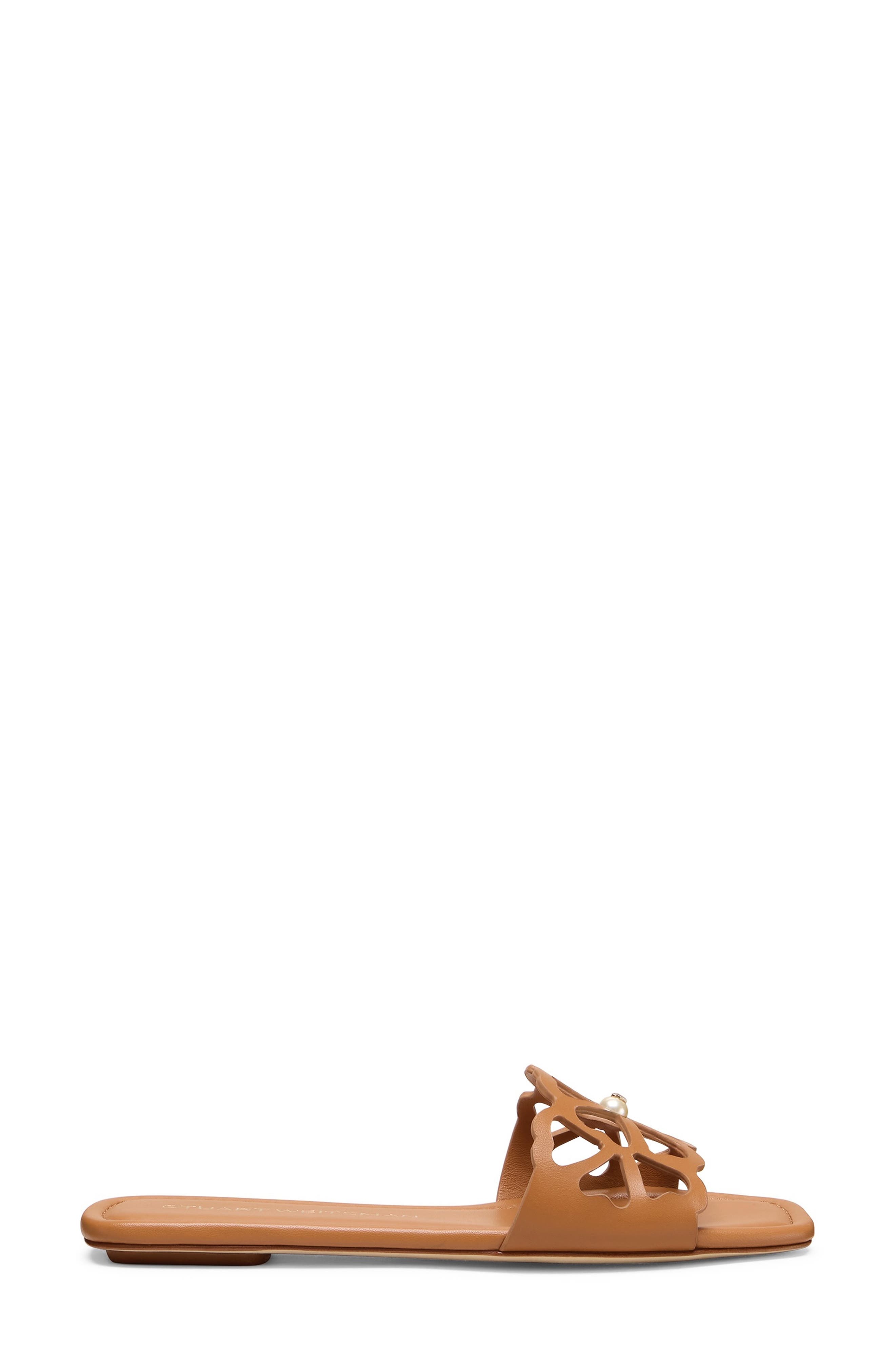 Stuart Weitzman Jasmine Cutout Slide Sandal in Macchiato at Nordstrom - 3