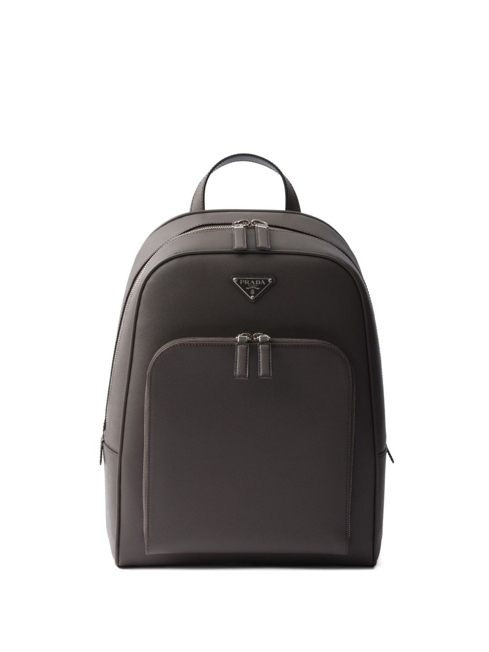 structured leather backpack - 1