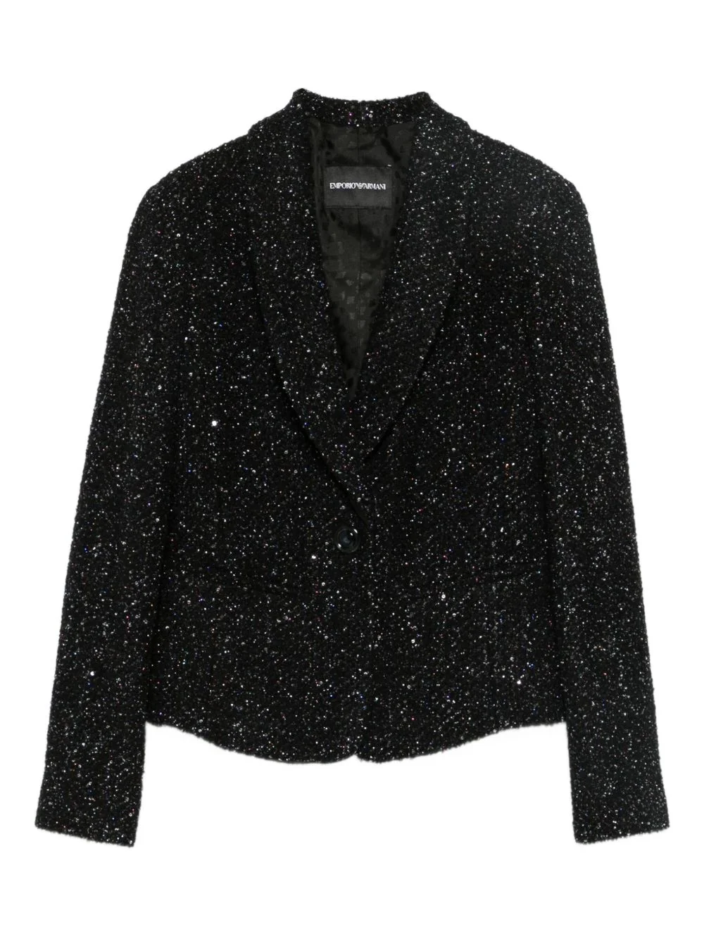 sequin-embellished jacket - 1