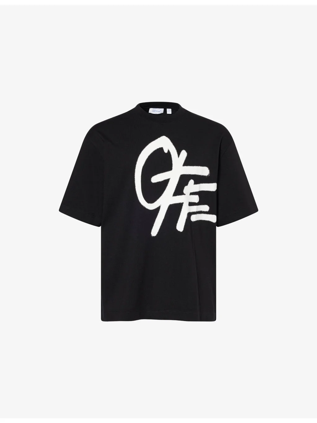 Shared Spray Logo Cotton T-shirt - 1