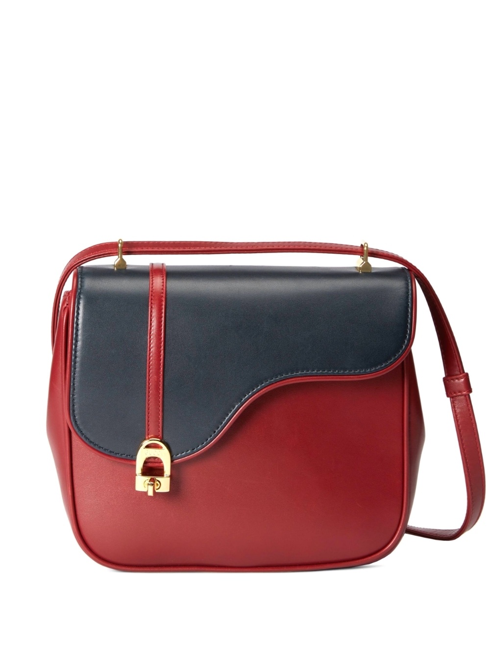 Equestrian leather shoulder bag - 1