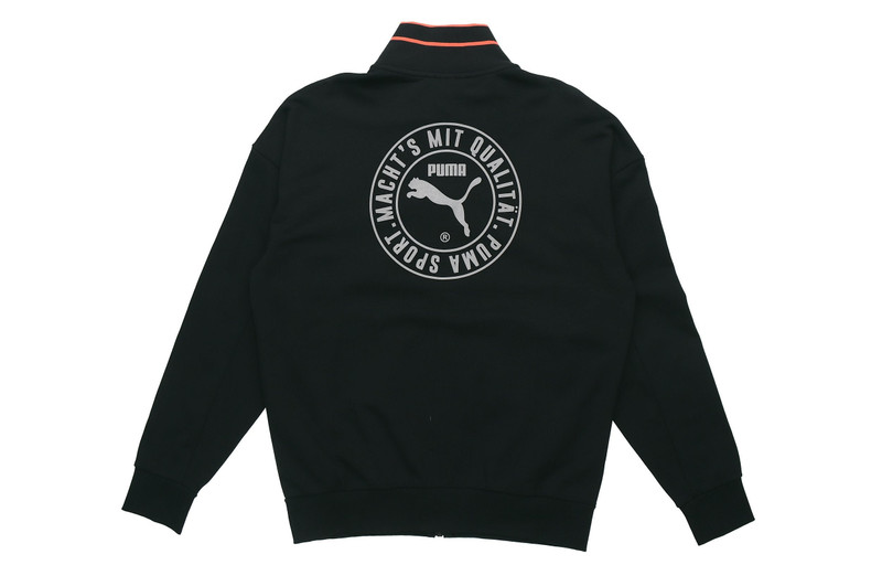 PUMA PUMA TFS Stand Collar Zipper Casual Sports Black 597343-01 outlook