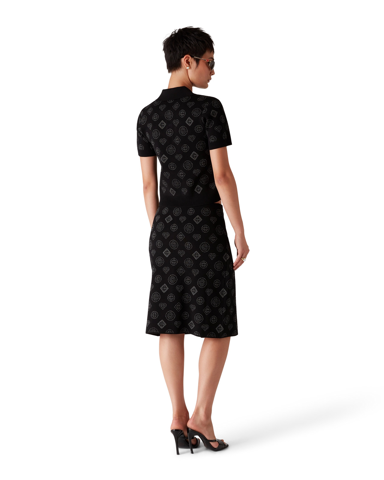 Monogram Jacquard Skirt | Casablanca Paris - 3
