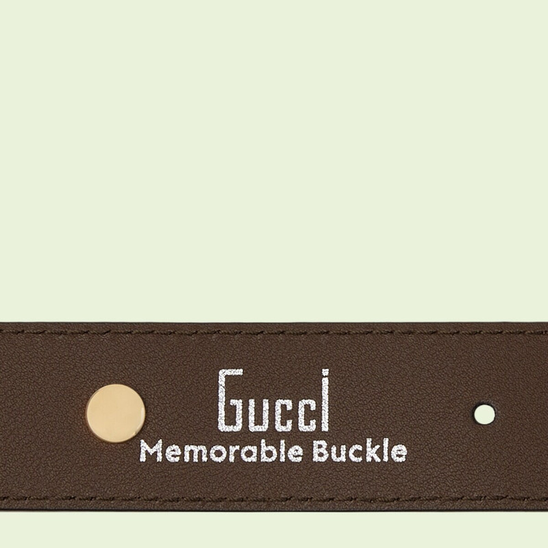 Stars thin belt with Square G 4