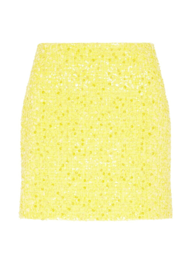 sequin-embellish mini skirt 1