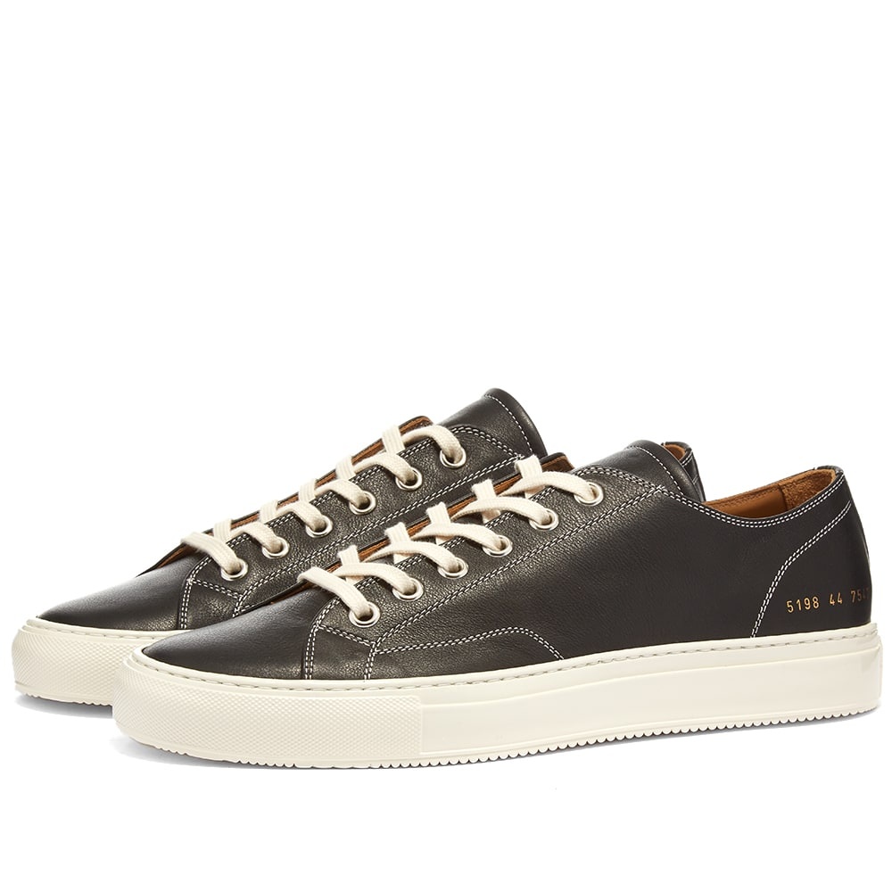 Common Projects Tournament Low Leather Shiny - 1