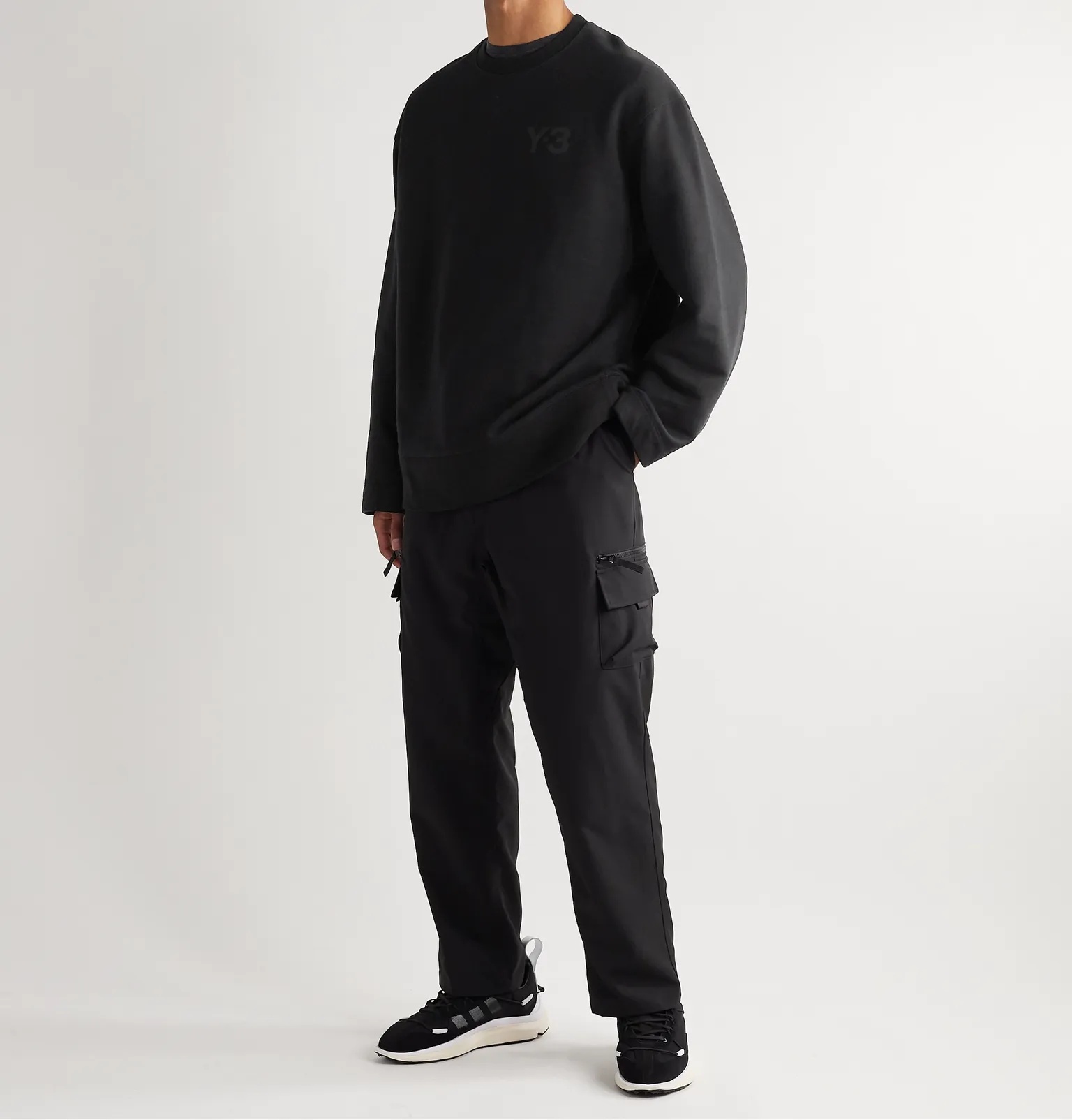 Oversized Logo-Print Loopback Cotton-Jersey Sweatshirt - 2