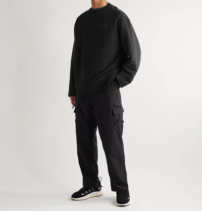 Y-3 Oversized Logo-Print Loopback Cotton-Jersey Sweatshirt outlook