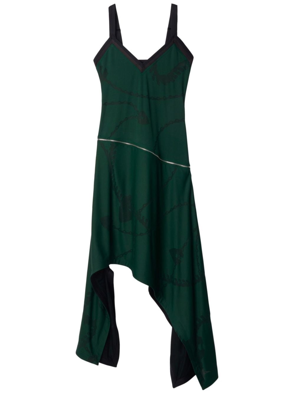 Shield Hardware asymmetric midi dress - 1