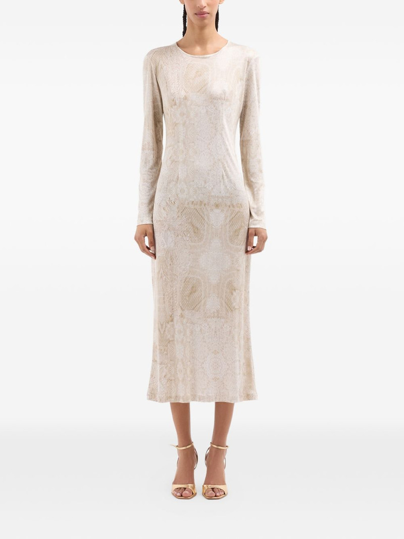 Febo paisley-pattern midi dress 3