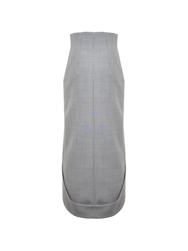 A.W.A.K.E. MODE button tailored skirt outlook