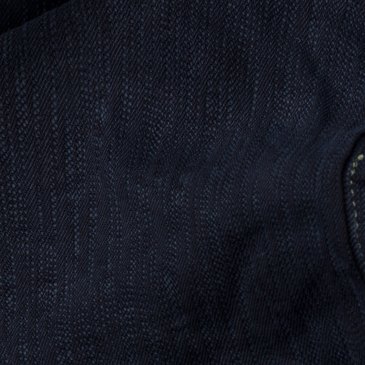 IH-777S-SLBod 16oz Slubby Selvedge Denim Slim Tapered Cut Jeans - Indigo Overdyed Black - 9