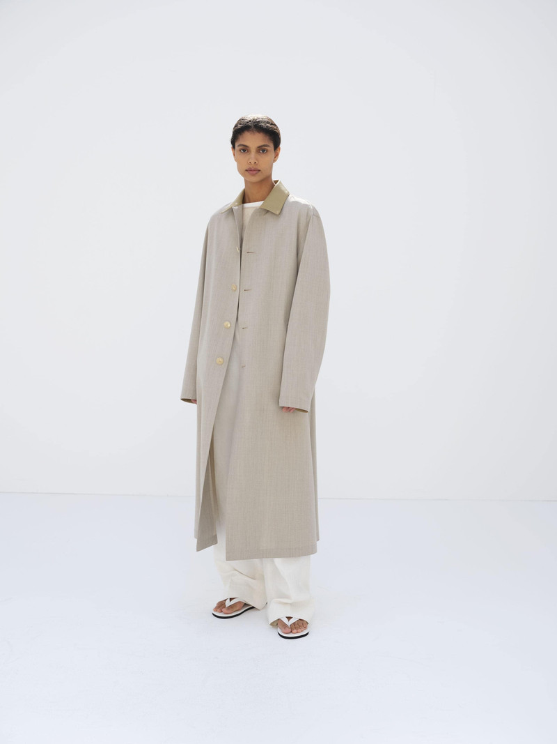 AURALEE WOOL MAX CANVAS COAT outlook