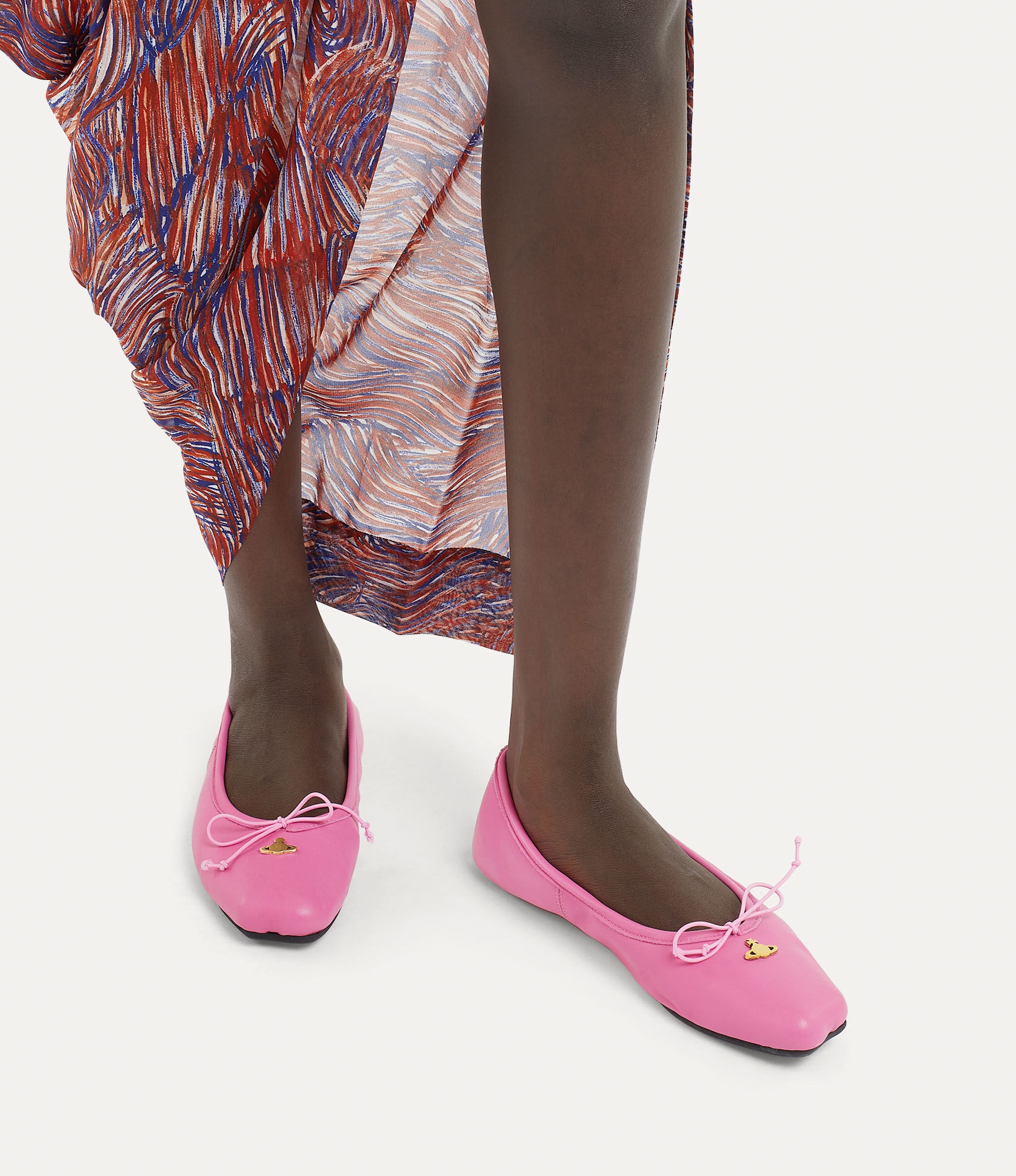 フラットシューズ Vivienne Westwood Brigitte Ballet Flat Black Brigitte Ballerina Flats by Vivienne Westwood on Sale