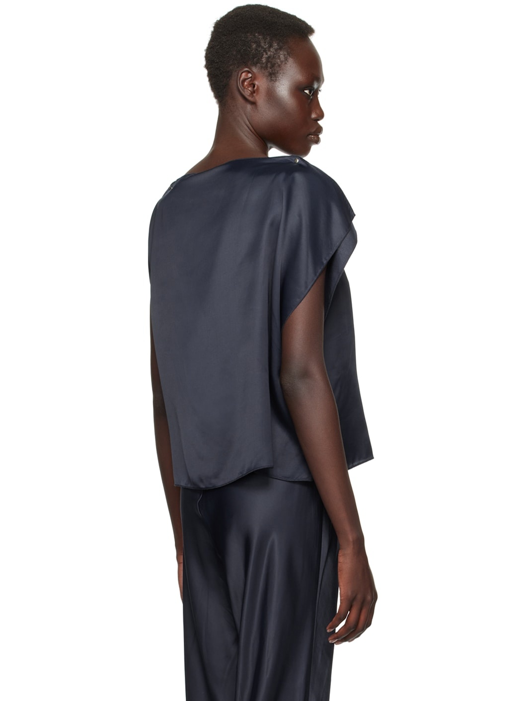Navy Clavo Blouse - 3
