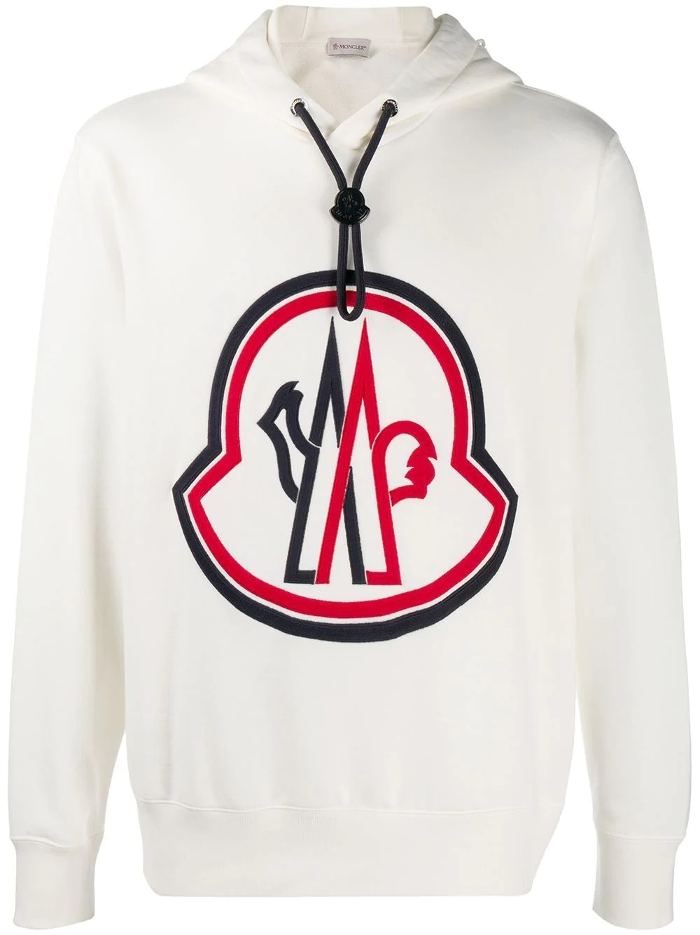 logo print hoodie - 1