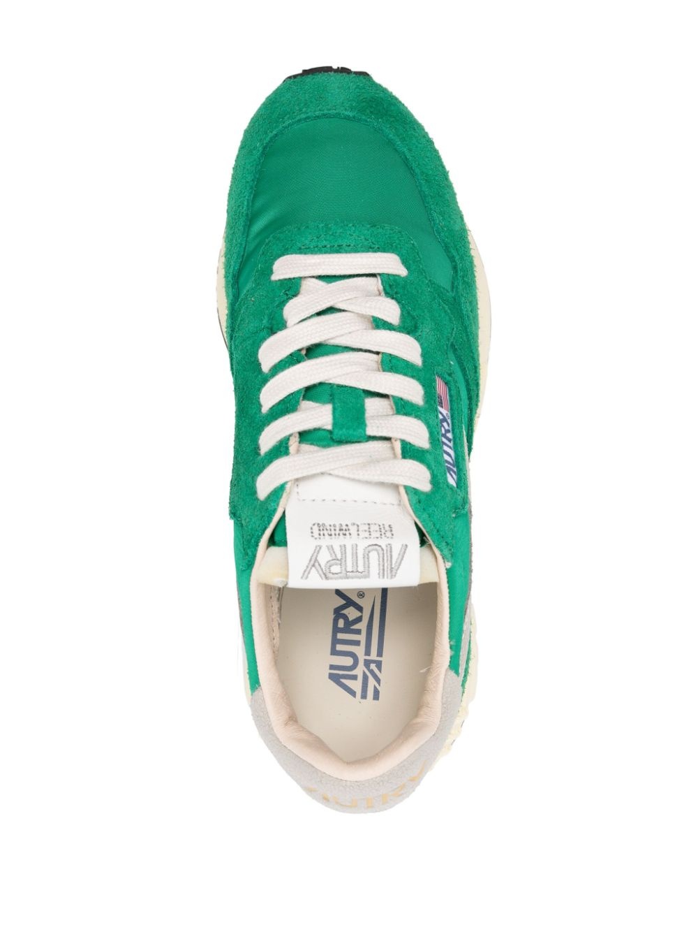 Reelwind panelled suede sneakers - 4