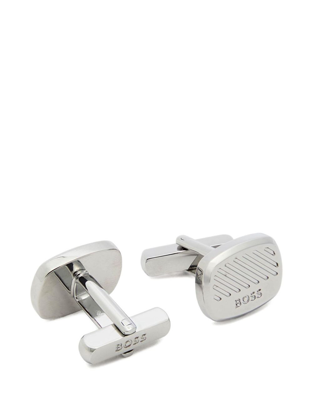 logo-engraved cufflinks - 3