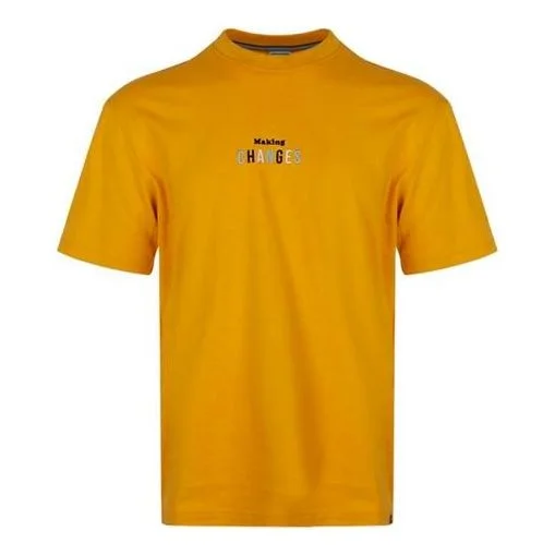 PUMA Printed Short Sleeve TEE Men Gold 597337-25 - 1