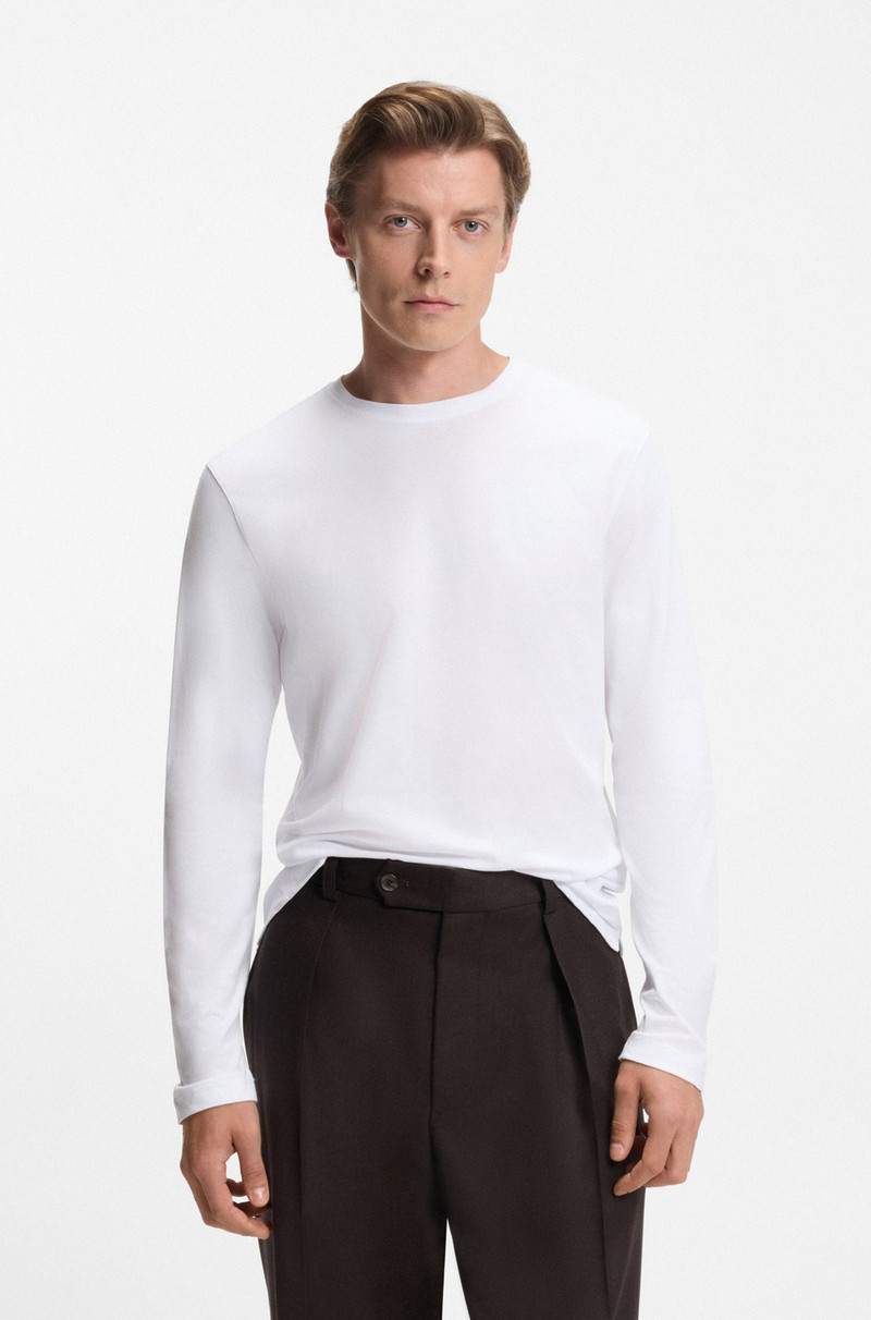 BECKHAM X BOSS T-SHIRT IN MERCERIZED COTTON 2