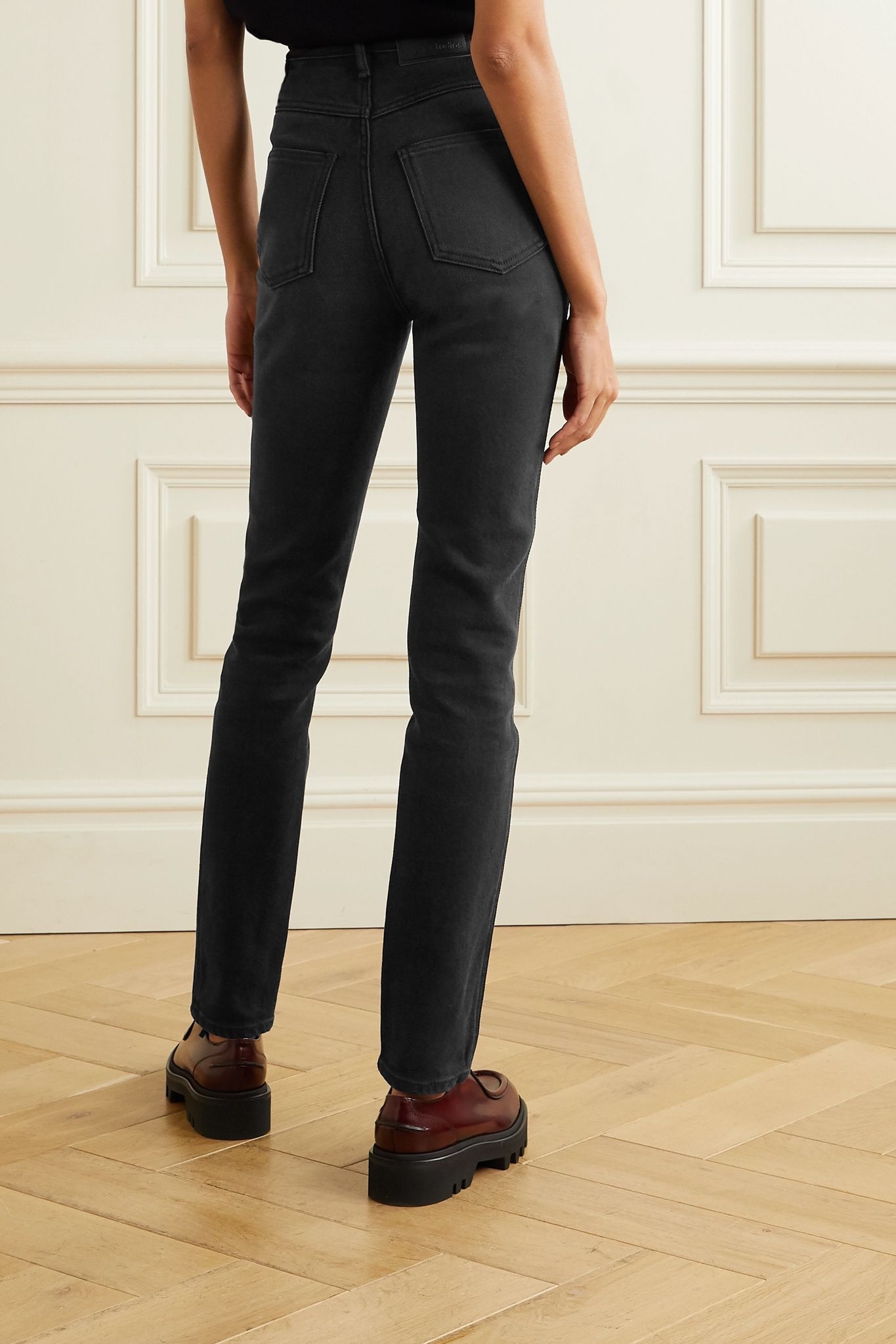 High-rise slim-leg jeans - 3