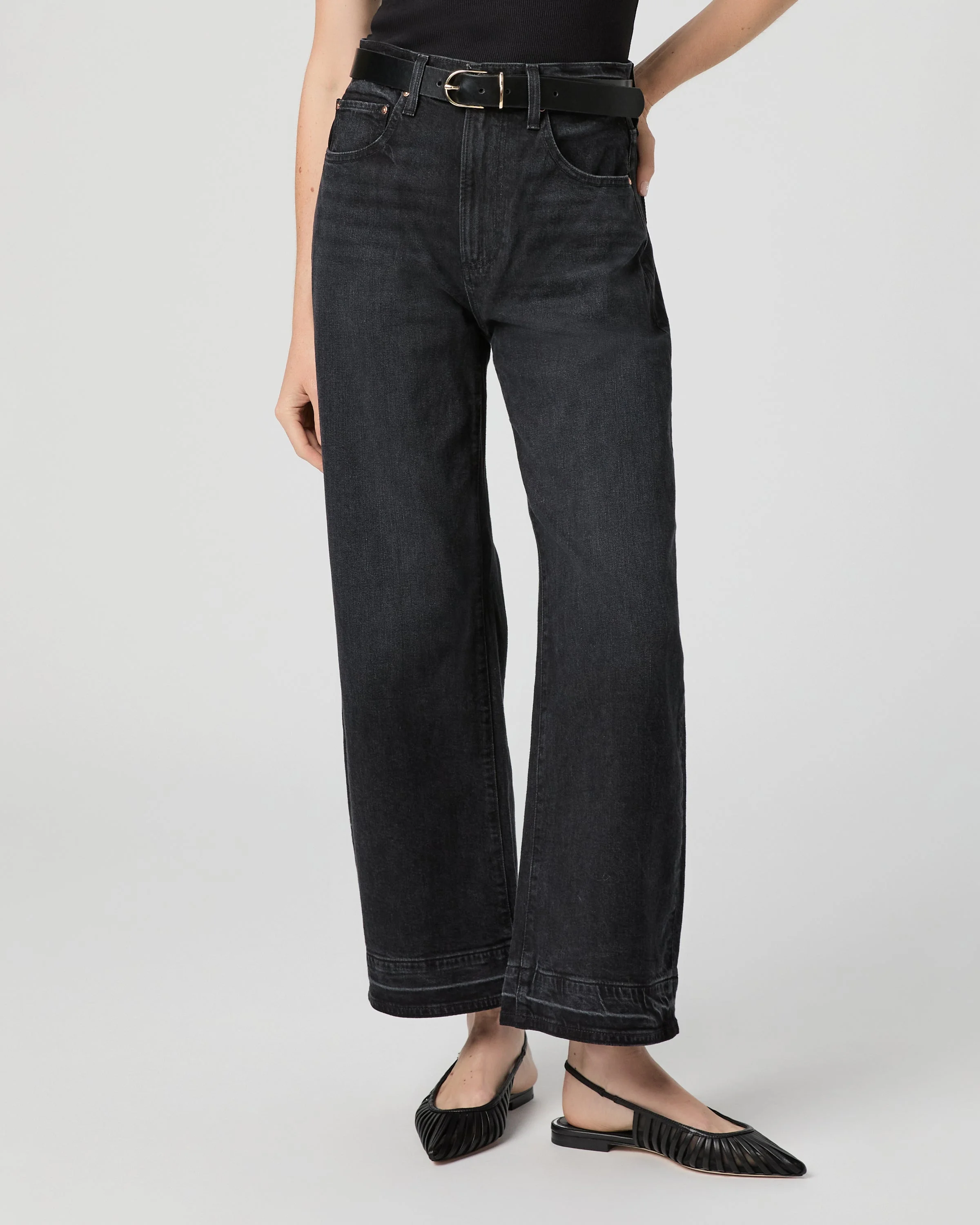 Arellia Ankle Barrel Leg Jean - 1