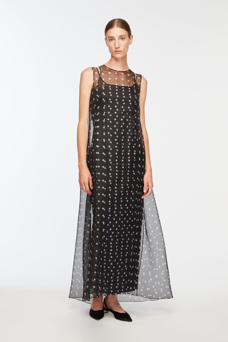 EMILIA WICKSTEAD Selina Dress In Polka Dot Tafetta And Organza outlook