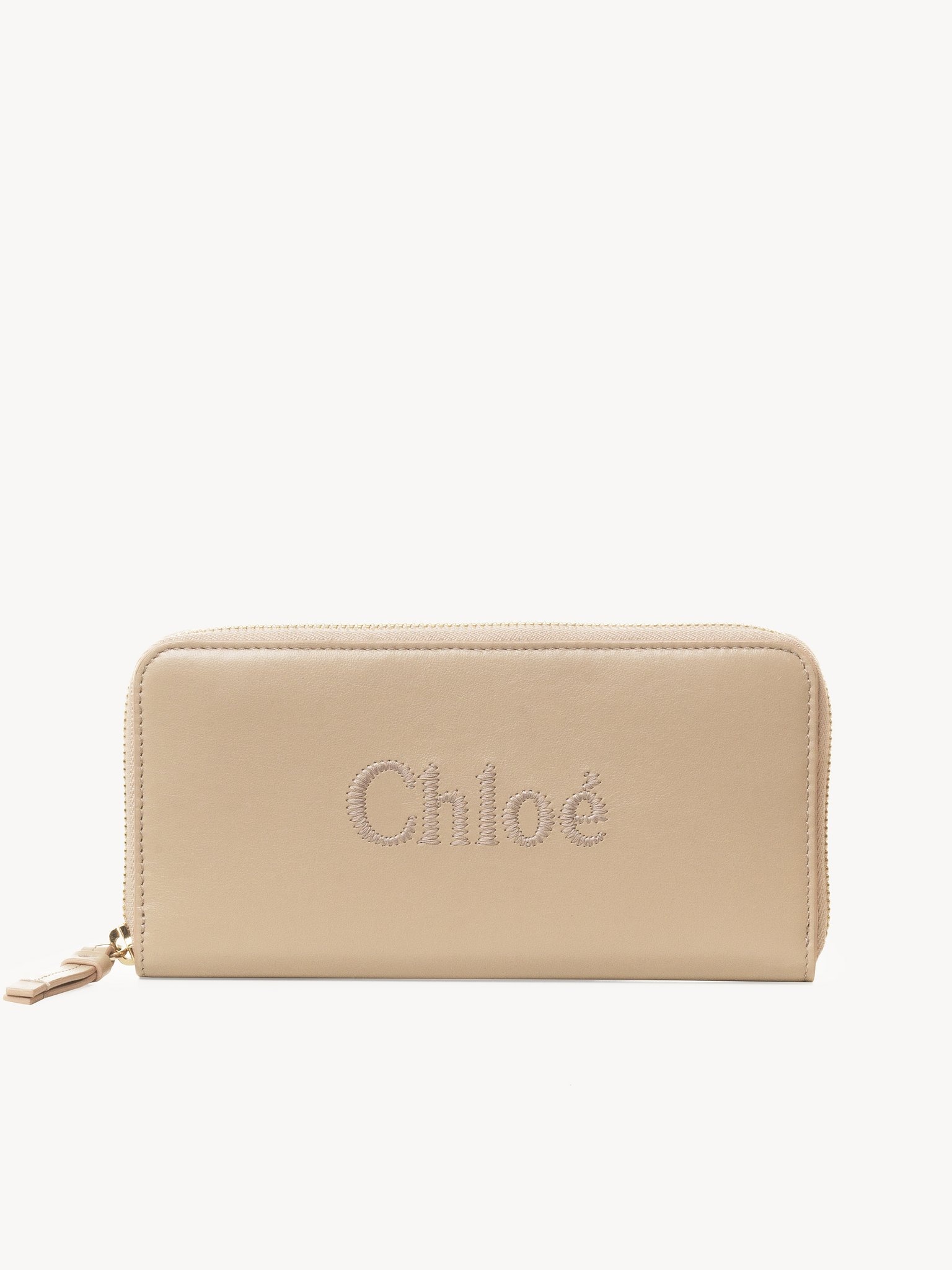 CHLOÉ SENSE ZIPPERED LONG WALLET - 1