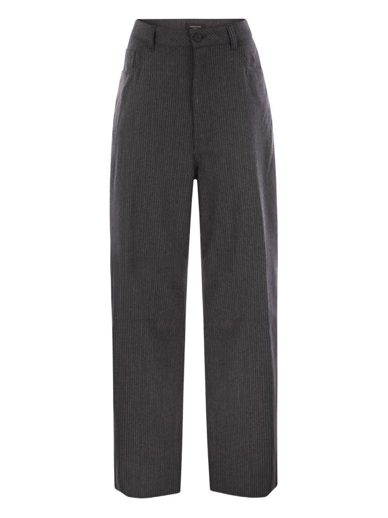 pinstripe-pattern trousers 1