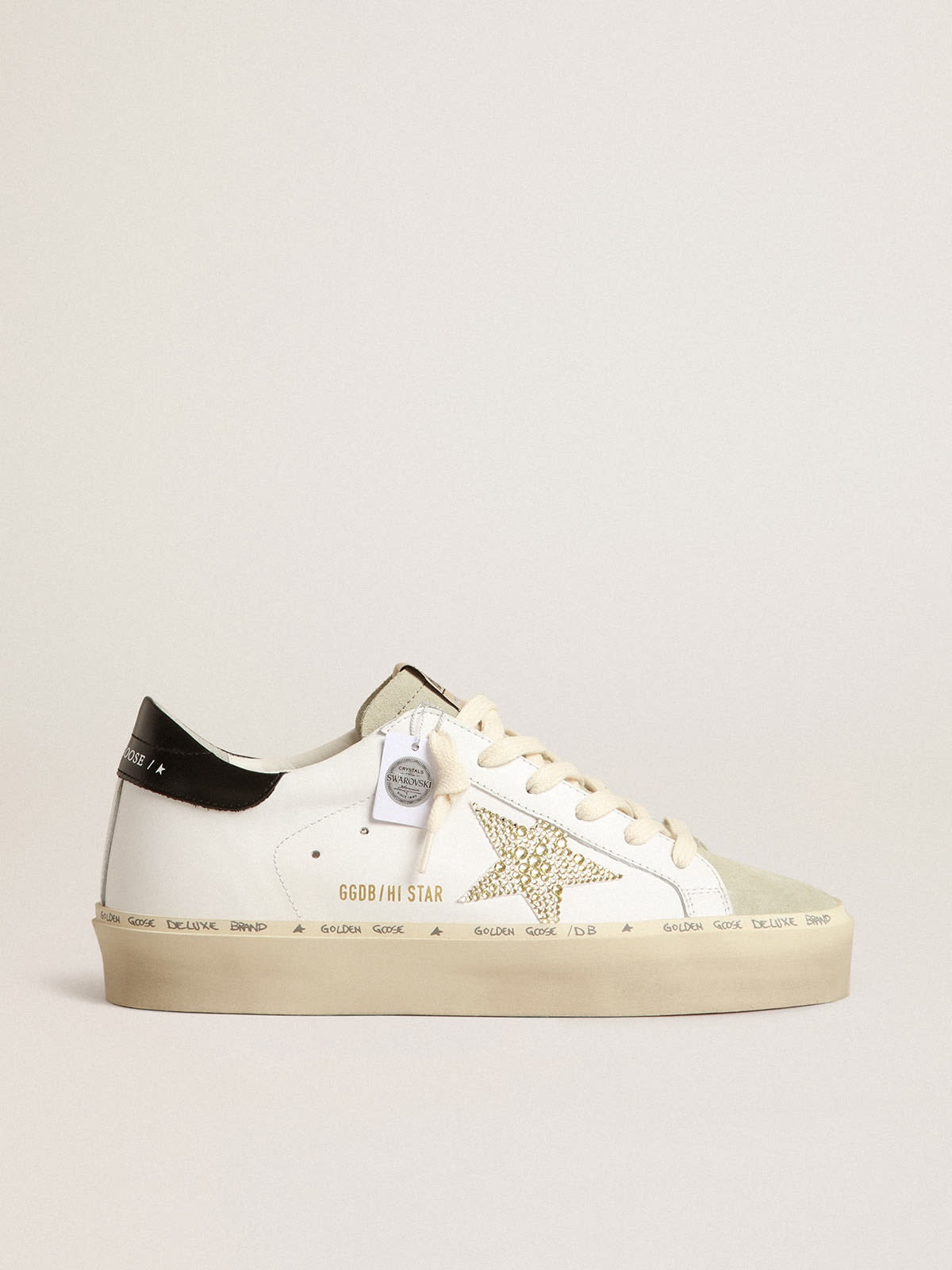 Hi Star with Swarovski crystal star and black heel tab - 1