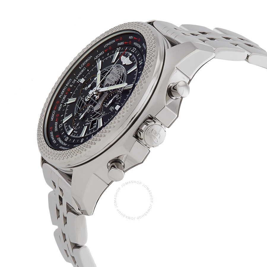 Breitling Bentley B05 World Time Chronograph Automatic Black Dial Men's Watch AB0521U4/BC65 - 2