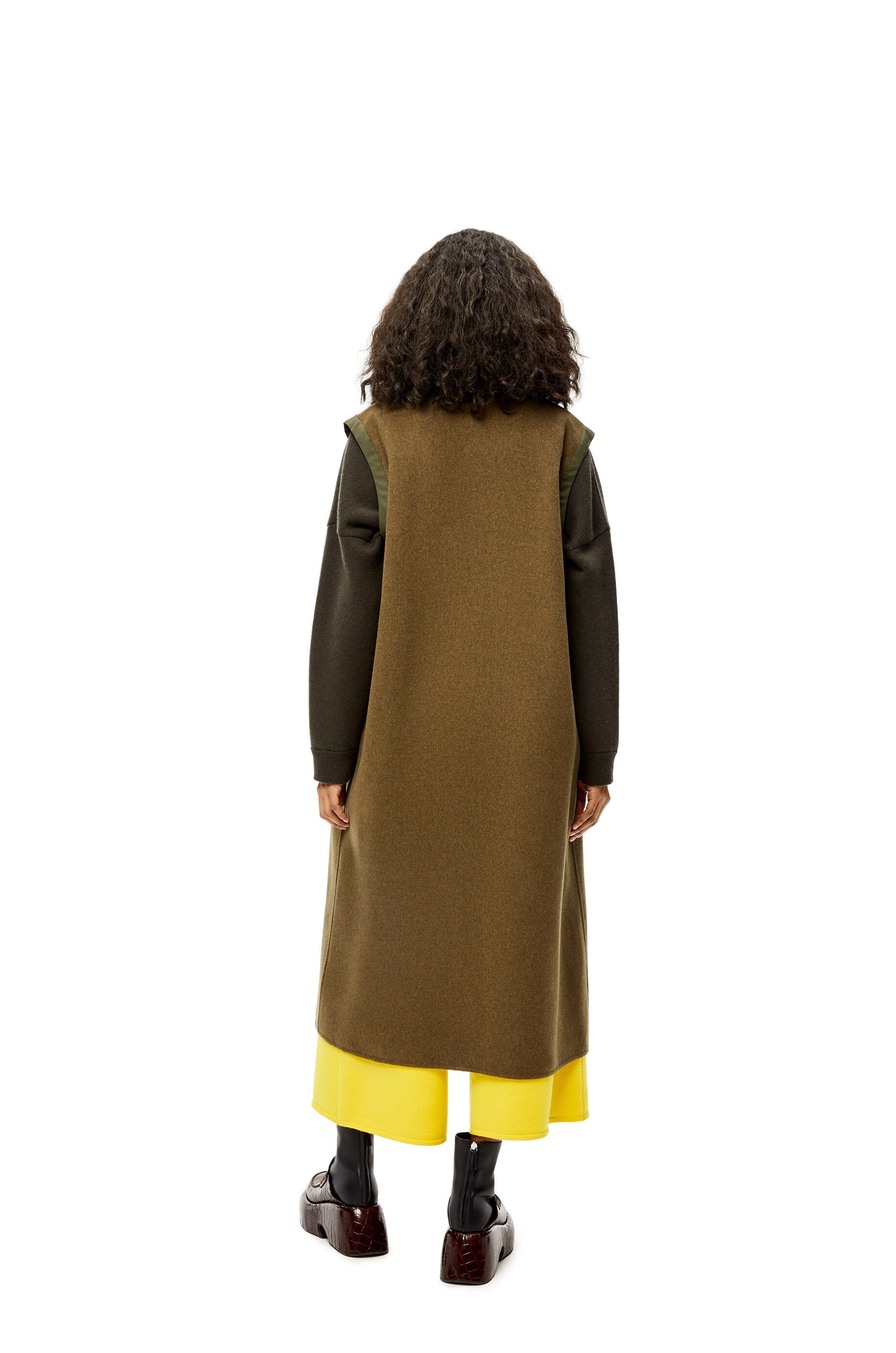 Double layer coat in wool - 3