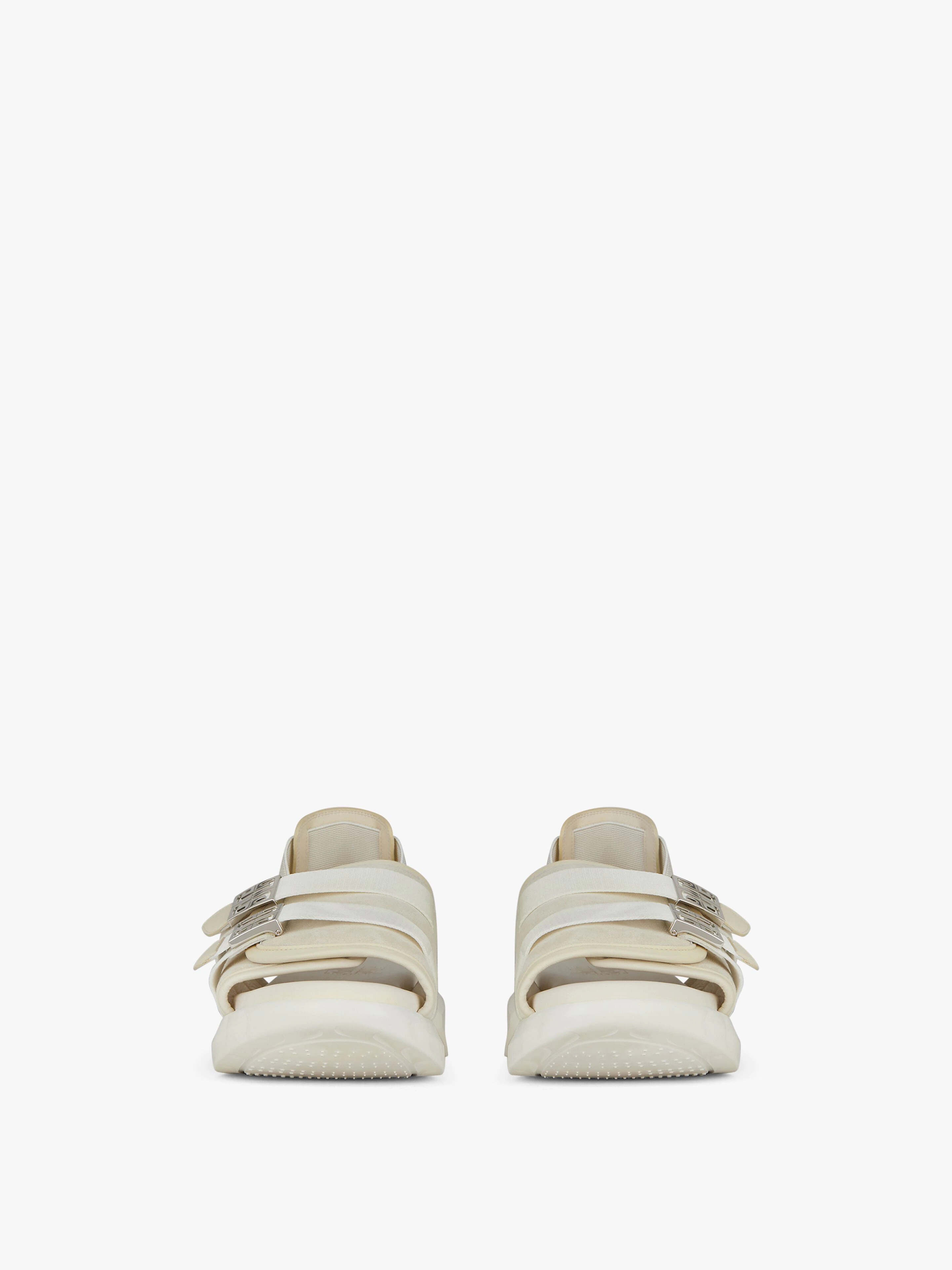 MARSHMALLOW SANDALS IN RUBBER, SUEDE, AND LEATHER - 2
