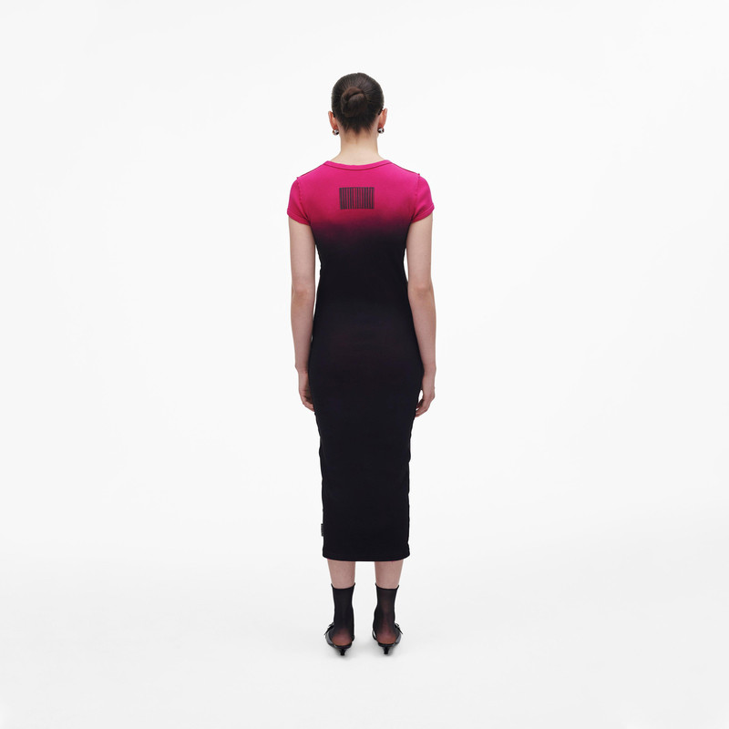 OMBRE SPRAY SHRUNKEN TEE DRESS 4