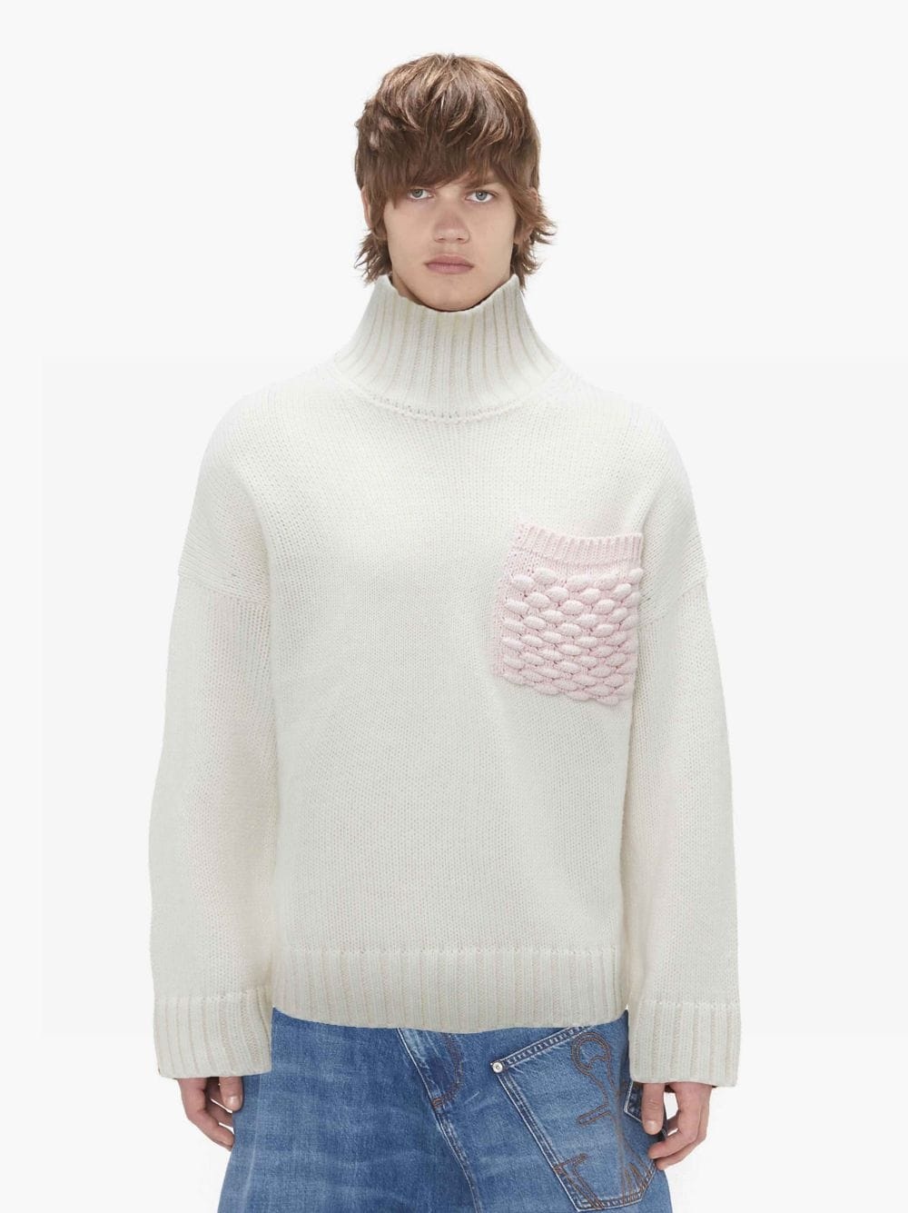 POPCORN PATCH POCKET TURTLENECK JUMPER - 2