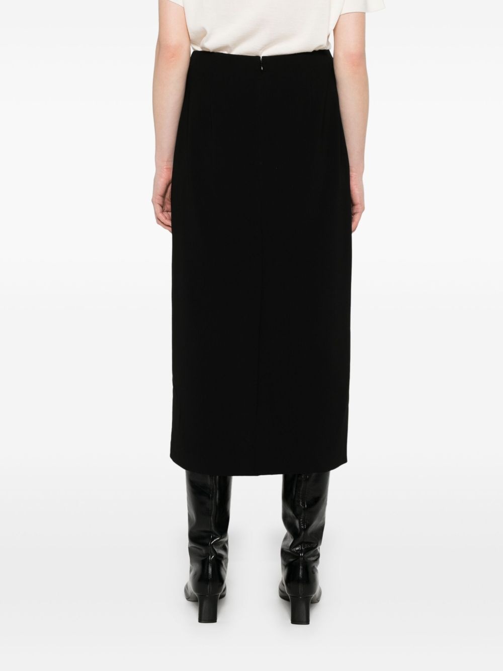 crepe skirt - 4