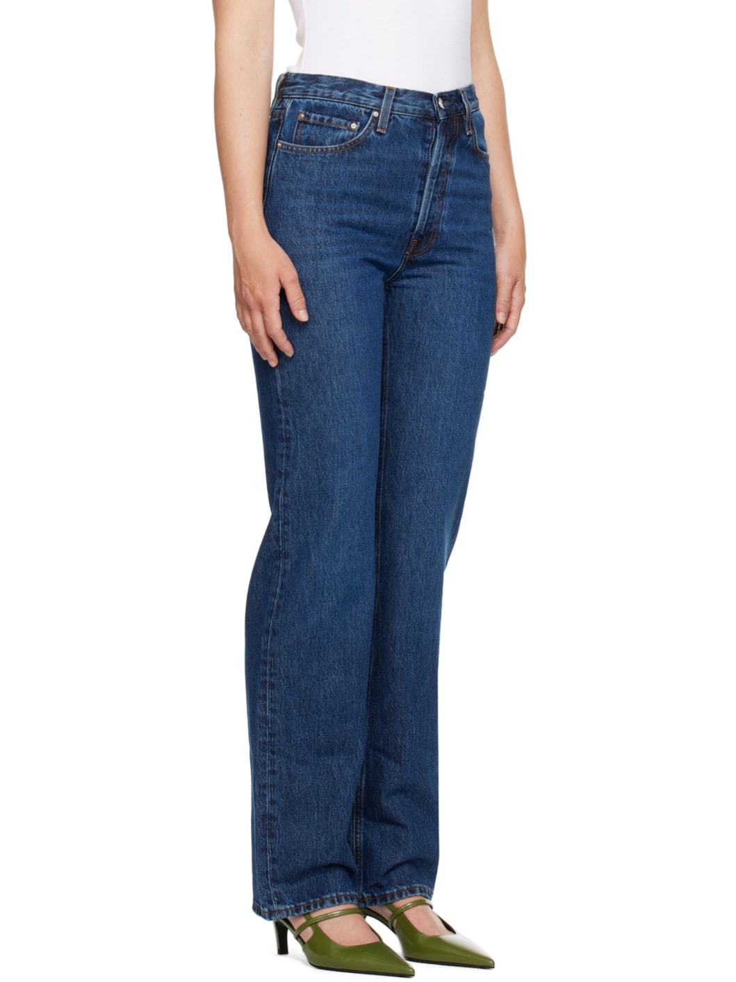 Indigo Classic Cut Jeans - 2