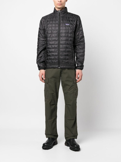 Patagonia logo-patch padded jacket outlook