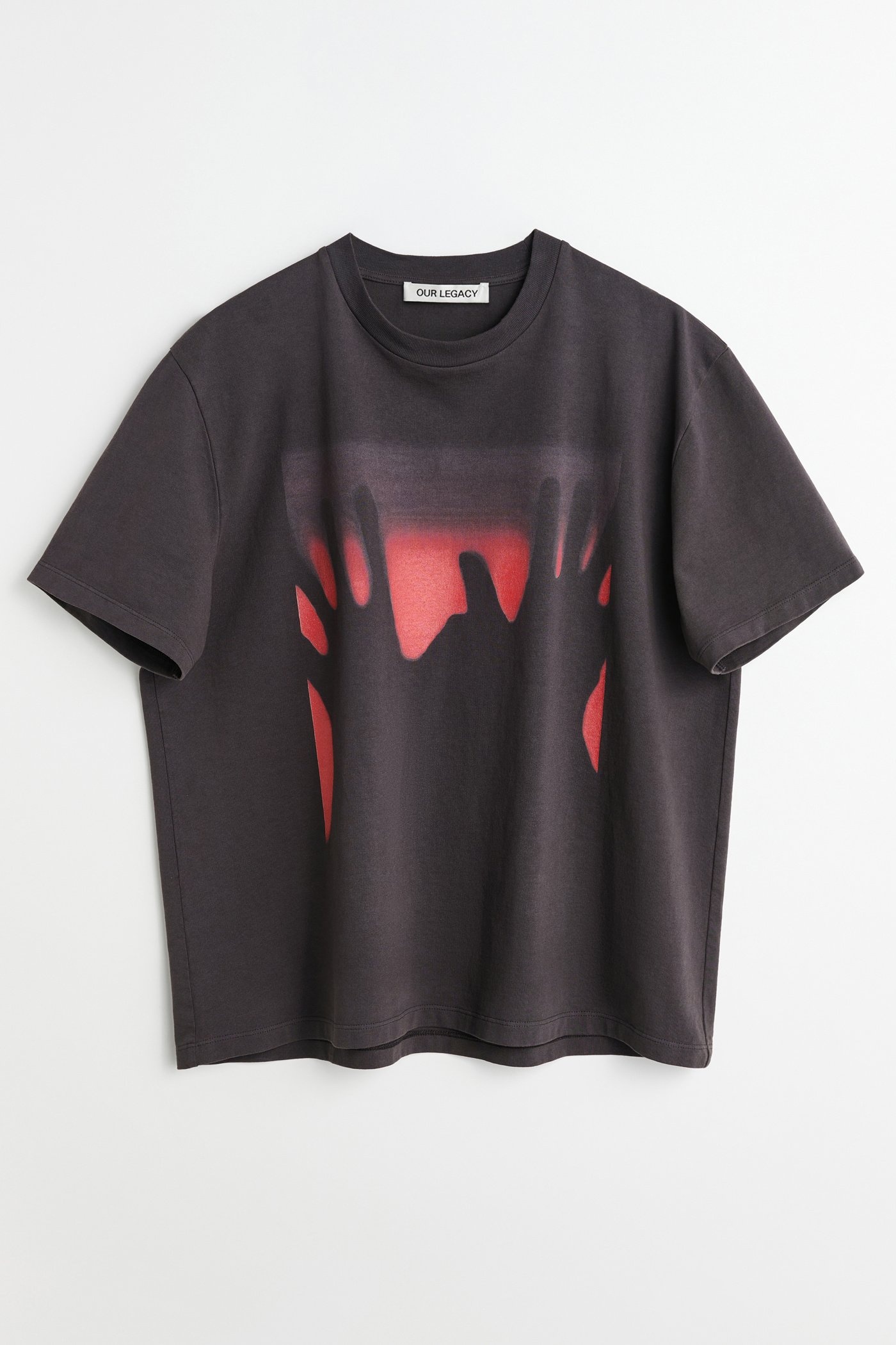 Box T-Shirt Red Taste Of Hands Print - 1
