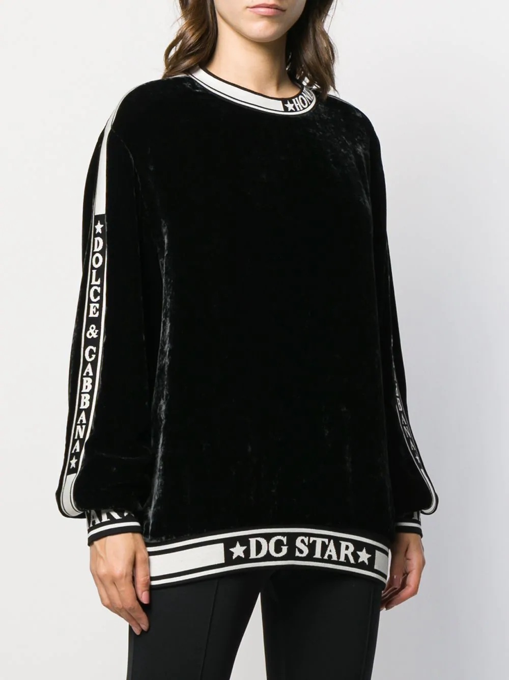 DG Star trim sweatshirt - 3