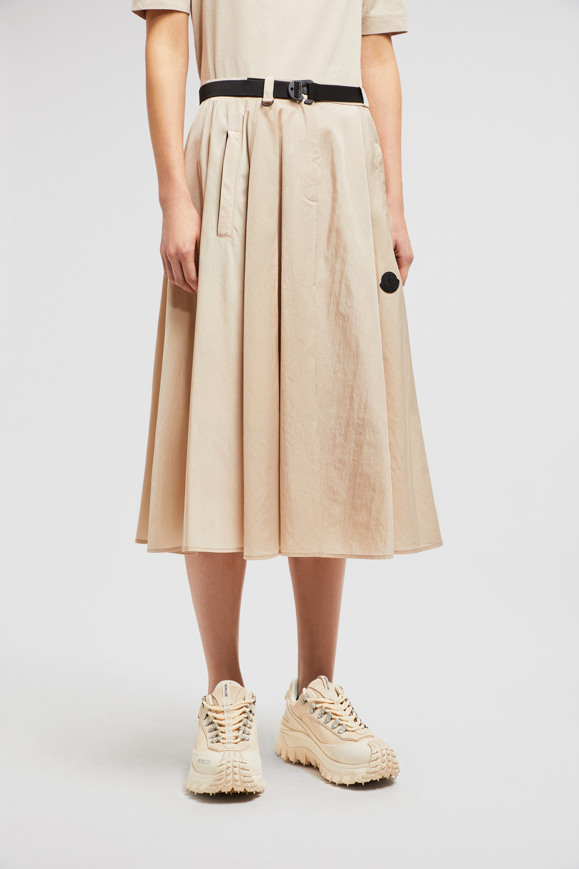 Belted Midi Skirt - 3