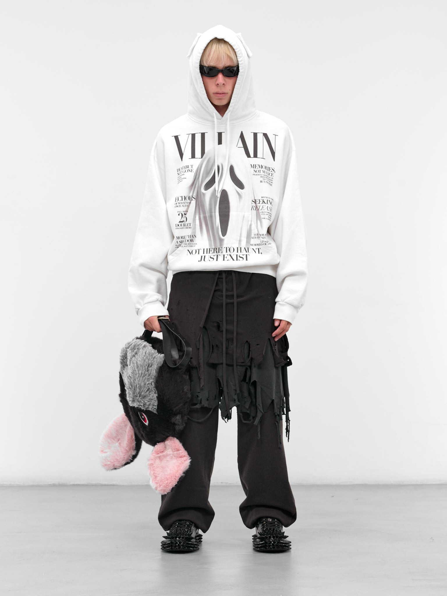 White Ghost Villain Hoodie - 6