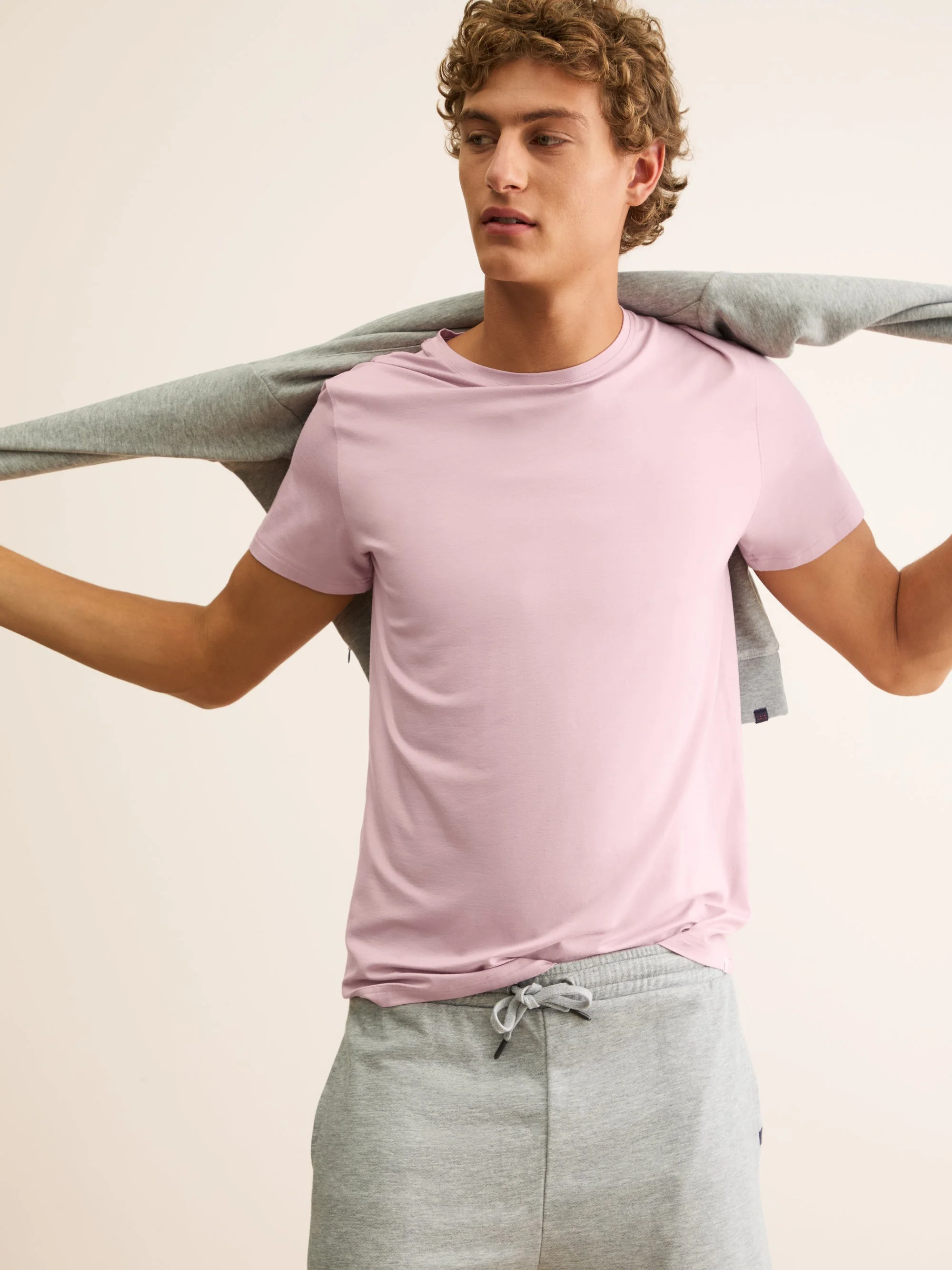 Basel Micro Modal T-Shirt Pink - 1