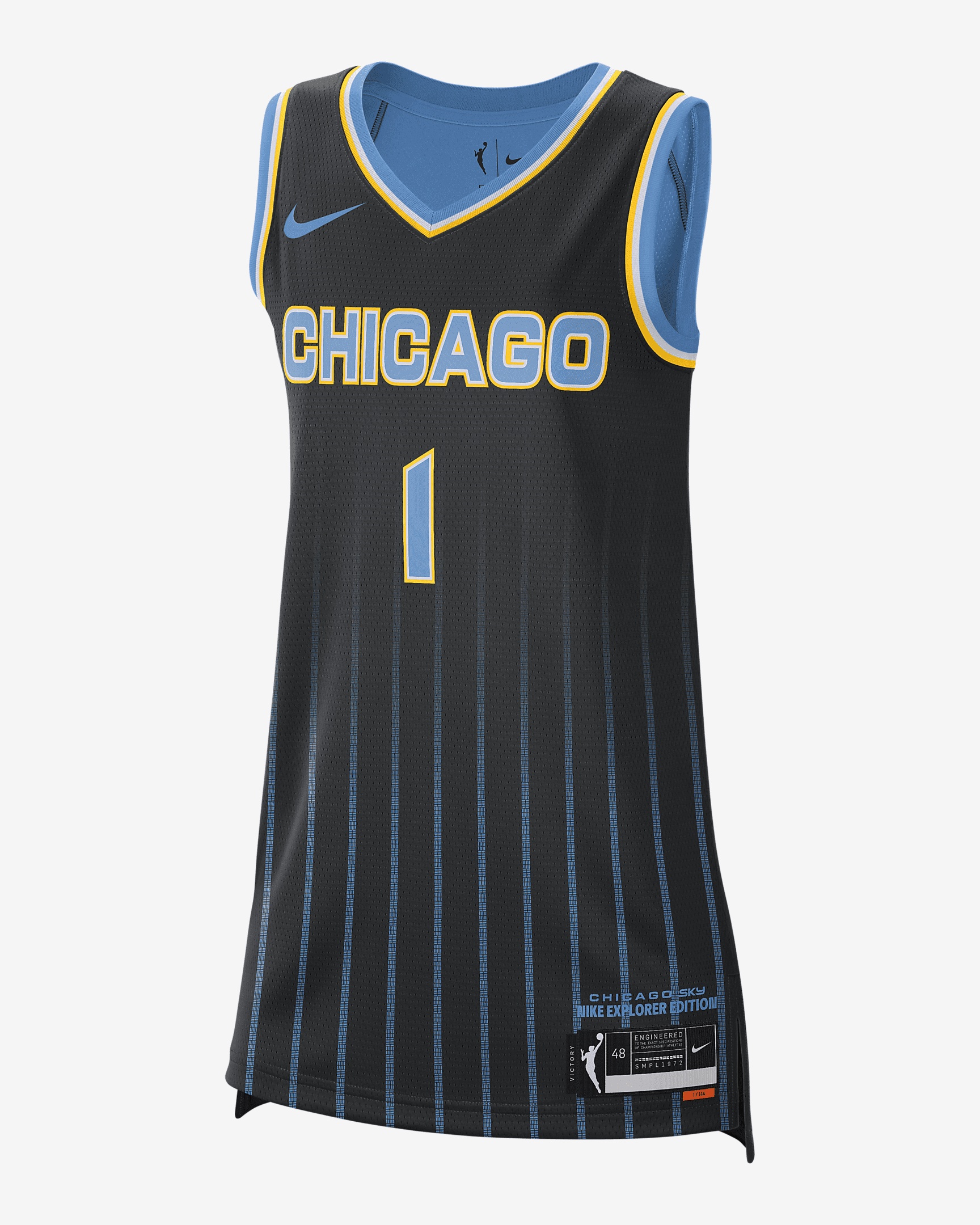 Chicago Sky Explorer Edition Nike Women's Dri-FIT WNBA Victory Jersey - 1