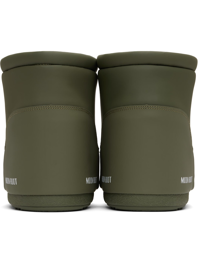 Khaki Icon Low Rubber Boots 3