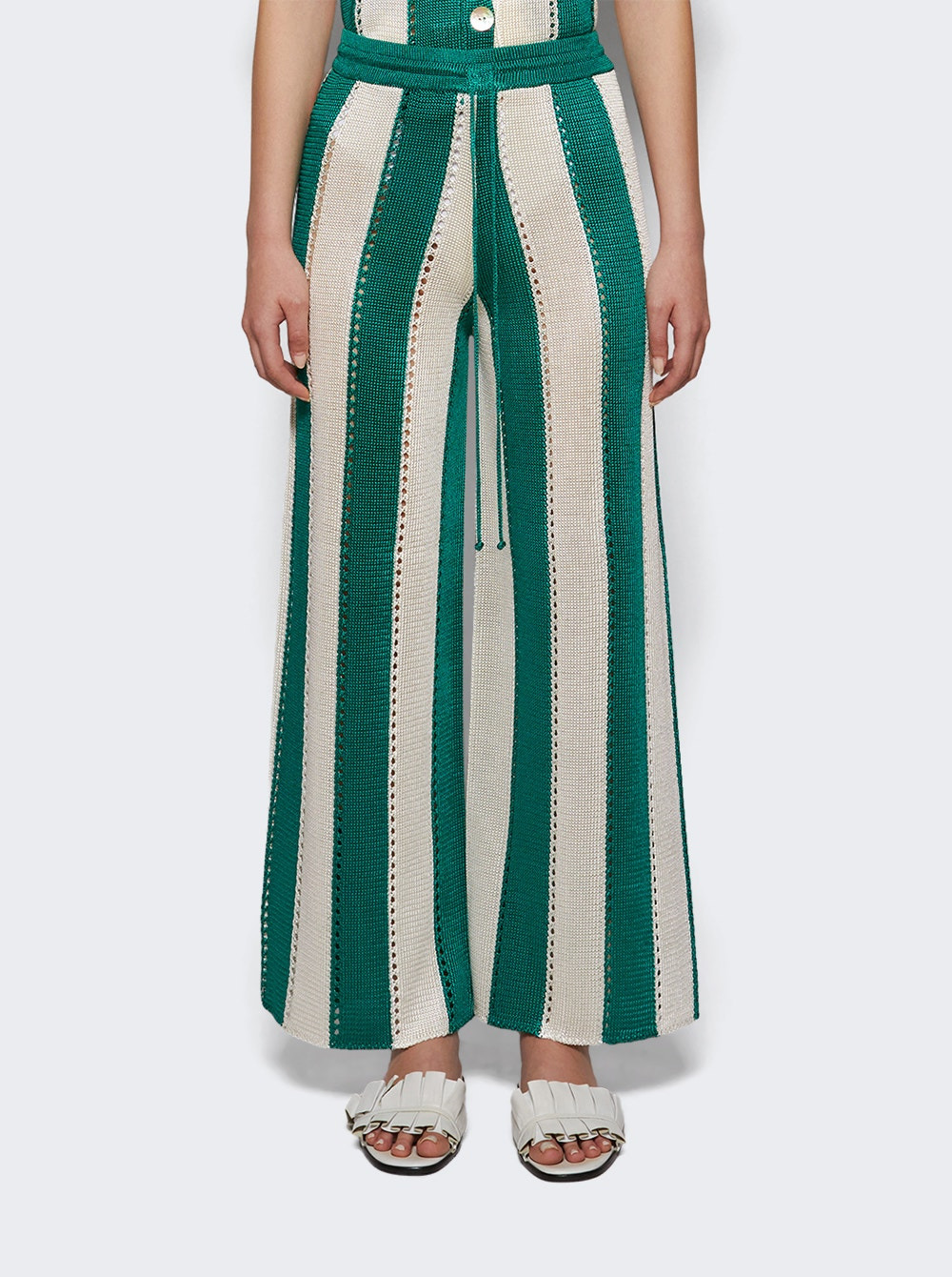 Cabana Stripe Pant Palm Green Stripe - 2